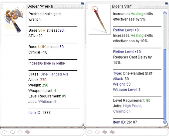 Elder Staff & Golden Wrench