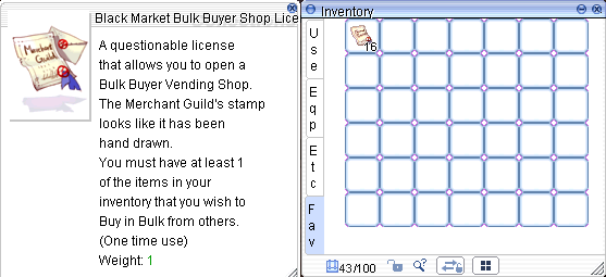 Black Marketeer License